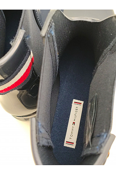 TOMMY HILFIGER Dámské kotníkové gumové holínky chelsea Vel. EU 37 | TOMMY HILFIGER | obrázek 8