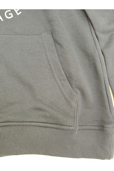 Cars Jeans Černá bavlněná mikina s kapucí a potiskem Velikost EU 36 | Cars Jeans | obrázek 3