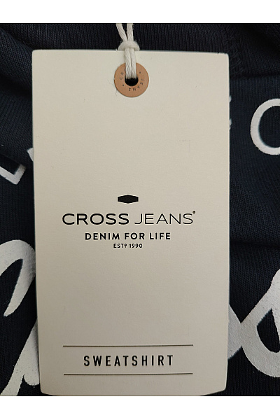 Cars Jeans Černá bavlněná mikina s kapucí a potiskem Velikost EU 36 | Cars Jeans | obrázek 7