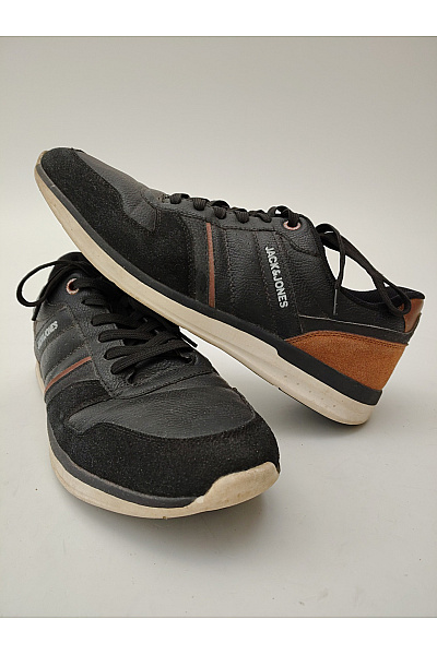 JACK & JONES Pánské tenisky & JFW Spirit Runner Černé Velikost 46 | JACK & JONES | obrázek 4