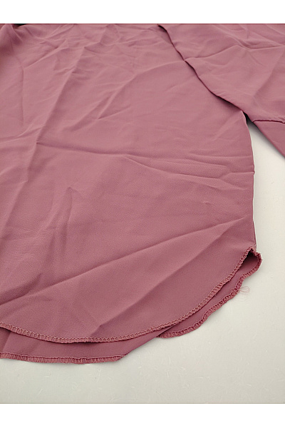 Fialová dámská halenka s dlouhým rukávem a stojáčkem Vel. XXL | Unimoda | obrázek 4