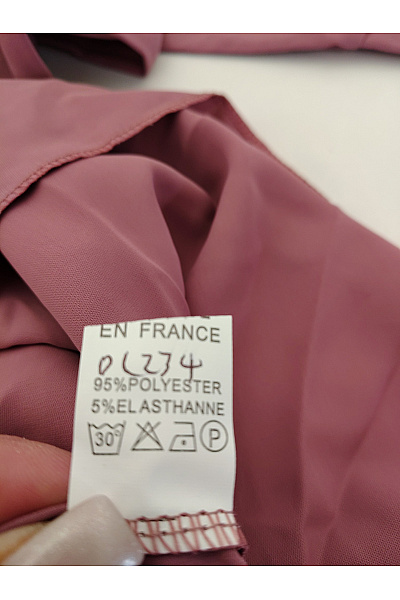 Fialová dámská halenka s dlouhým rukávem a stojáčkem Vel. XXL | Unimoda | obrázek 6