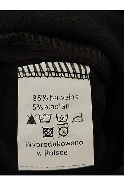 Makadamia Černé bavlněné tepláky jogger s knoflíky Velikost EU 40/42 | Makadamia | obrázek 7
