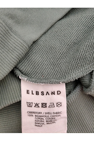 ELBSAND Pánská khaki bavlněná mikina na zip se stojáčkem Vel. M | ELBSAND | obrázek 6