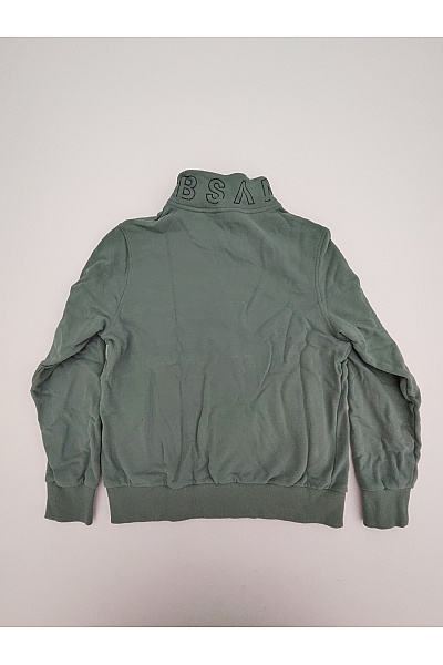 ELBSAND Pánská khaki bavlněná mikina na zip se stojáčkem Vel. M | ELBSAND | obrázek 8