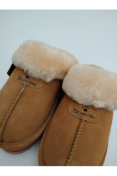 Bearpaw Hnědé dámské válenky s kožíškem na platformě Vel. US 6 | Bearpaw | obrázek 6