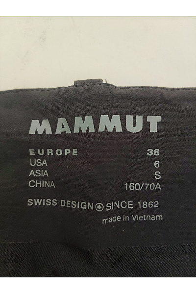 MAMMUT Černé sportovní outdoorové turistické kalhoty s kapsami Vel. S | MAMMUT | obrázek 7