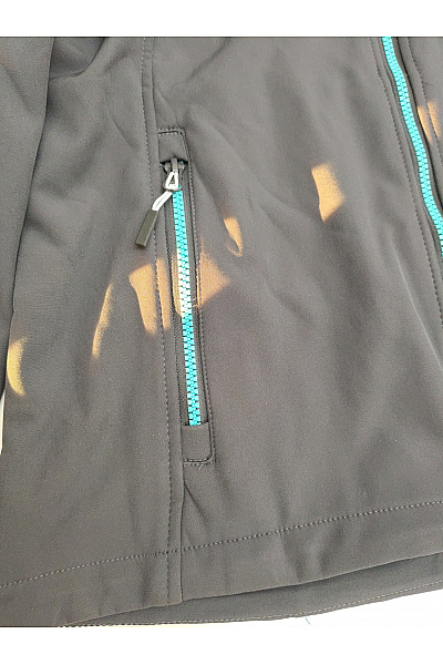CMP Černá dámská softshellová bunda s kapucí na zip Vel. XL | CMP | obrázek 3