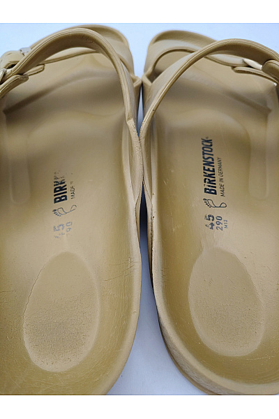 Birkenstock Pánské khaki pantofle s přezkou letní volnočasové otevřenou špičkou Velikost EU 45 | Birkenstock | obrázek 9