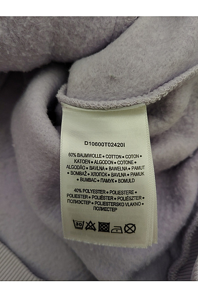 Sublevel Dívčí fialová oversized mikina s kapucí a květinovým potiskem Vel. EU L | Sublevel | obrázek 9