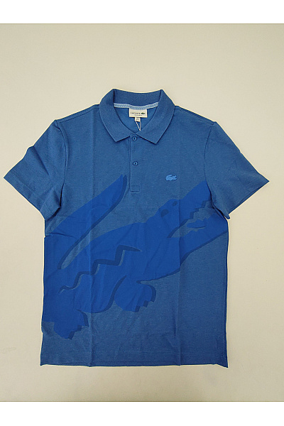 LACOSTE Pánské bavlněné polo tričko s krátkým rukávem a potiskem Vel. M | LACOSTE | obrázek 2
