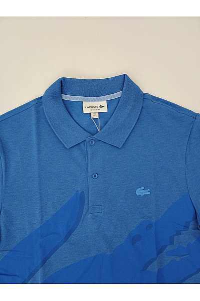LACOSTE Pánské bavlněné polo tričko s krátkým rukávem a potiskem Vel. M | LACOSTE | obrázek 4