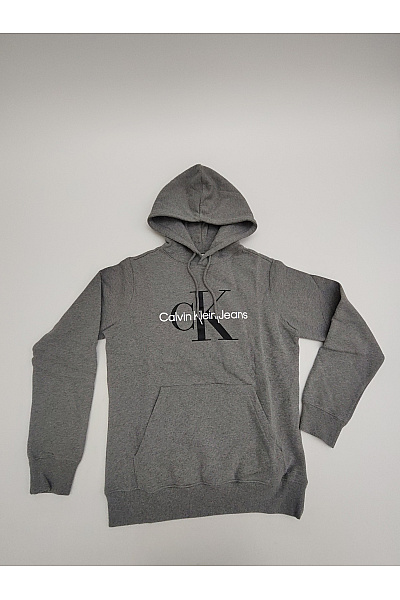 Calvin Klein Šedá bavlněná pánská mikina s kapucí a potiskem Velikost L | Calvin Klein | obrázek 2