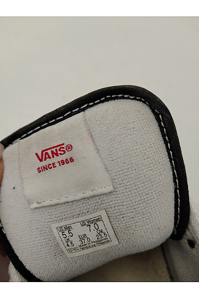 Vans tenisky Knu Skool Černobílé Vel. US 37 | Vans | obrázek 8
