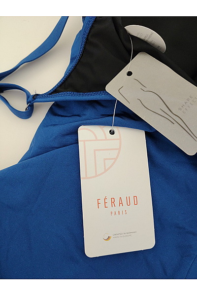 FERAUD PARIS Modré jednodílné zeštíhlující plavky pro plnoštíhlé Vel. 44 | FERAUD PARIS | obrázek 5