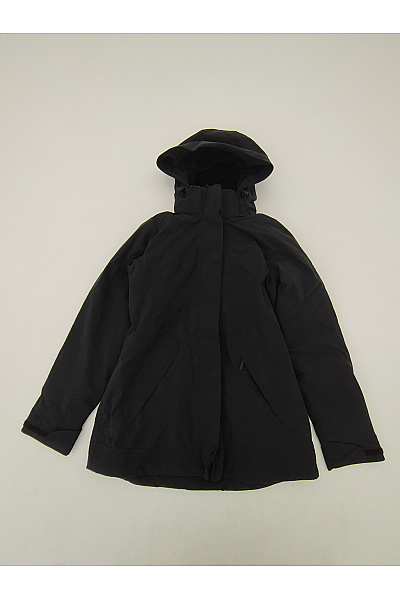 Jack Wolfskin Černá dámská zimní parka s kapucí outdoorová Velikost EU S | Jack Wolfskin | obrázek 2