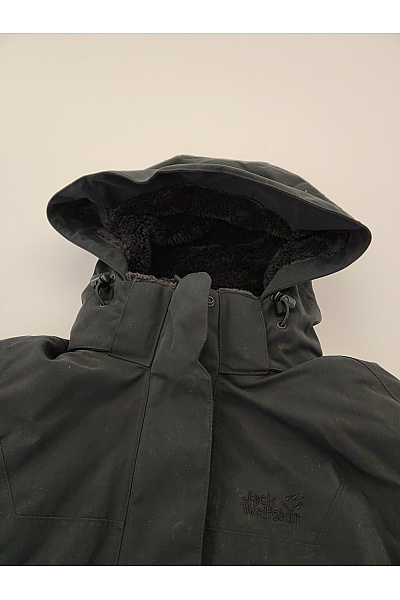 Jack Wolfskin Černá dámská zimní parka s kapucí outdoorová Velikost EU S | Jack Wolfskin | obrázek 5