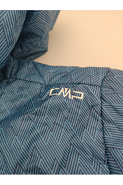 Modrá prošívaná sportovní bunda s kapucí oboustranná Vel. M | Unimoda | obrázek 6