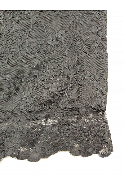 Černá krajková pouzdrová sukně midi s rozparkem Vel. XS | Unimoda | obrázek 3