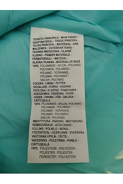 CMP Dámská modrá prošívaná bunda s kapucí se zipem Velikost DE 38 | CMP | obrázek 4