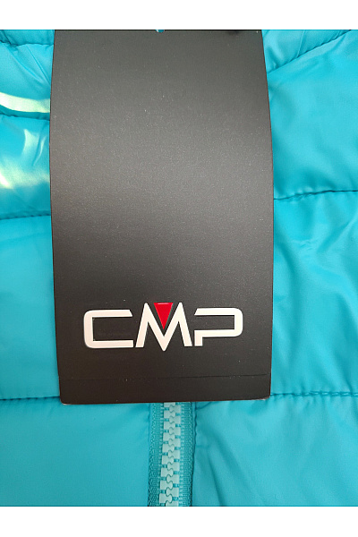 CMP Dámská modrá prošívaná bunda s kapucí se zipem Velikost DE 38 | CMP | obrázek 5