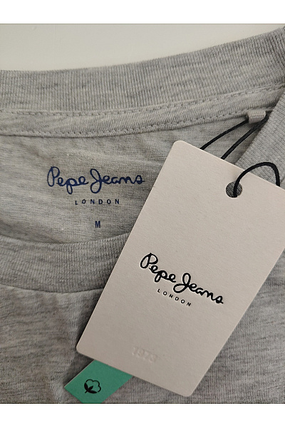 Pepe Jeans Šedé dámské tričko s krátkým rukávem a nápisem Velikost M | Pepe Jeans | obrázek 7