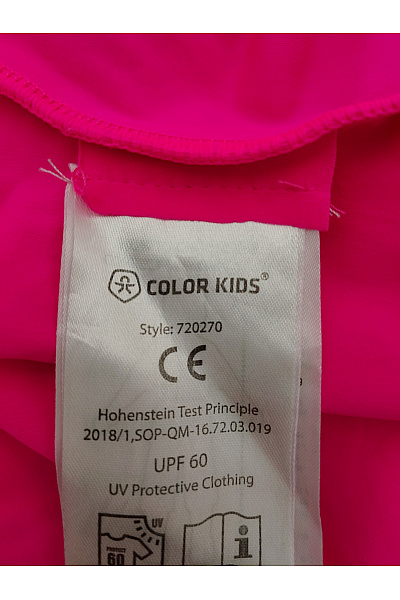 Color Kids Dívčí růžové plavkové tričko s krátkým rukávem a motivem Aloha Velikost EU 128 | Color Kids | obrázek 8