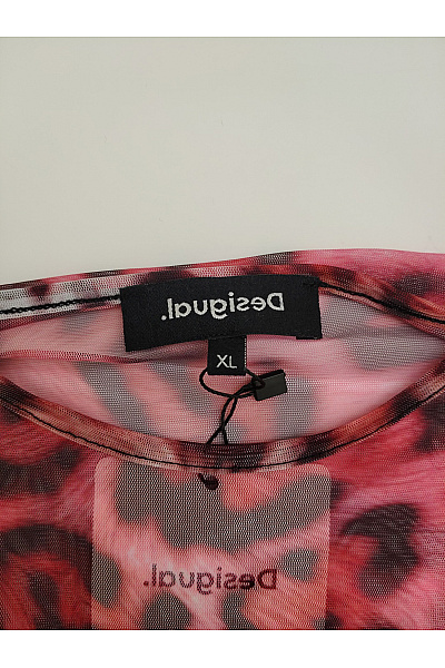 DESIGUAL Barevná halenka s dlouhým rukávem a zvířecím potiskem Velikost XL | DESIGUAL | obrázek 5