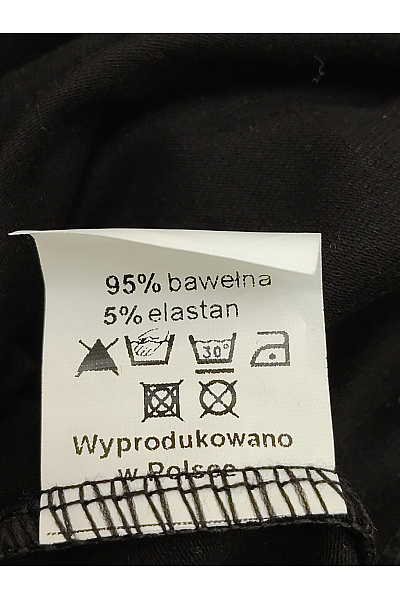Makadamia Černé bavlněné mini šaty s řetězem Vel. EU 36/38 | Makadamia | obrázek 7