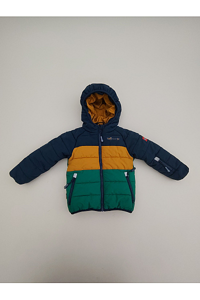TROLLKIDS Chlapecká Barevná Prošívaná Outdoorová Bunda S Kapucí Vel. EU 92