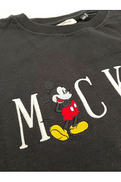 DISNEY Černá bavlněná mikina s dlouhým rukávem a nápisem Velikost 12/L | DISNEY | obrázek 4