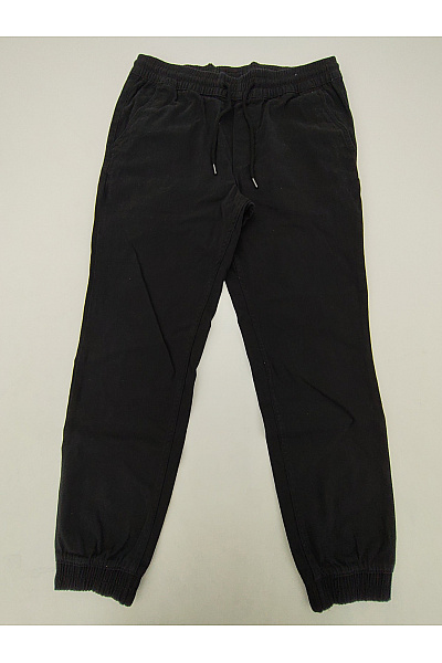 JACK & JONES Černé bavlněné jogger tepláky s kapsami Velikost EU M | JACK & JONES | obrázek 2