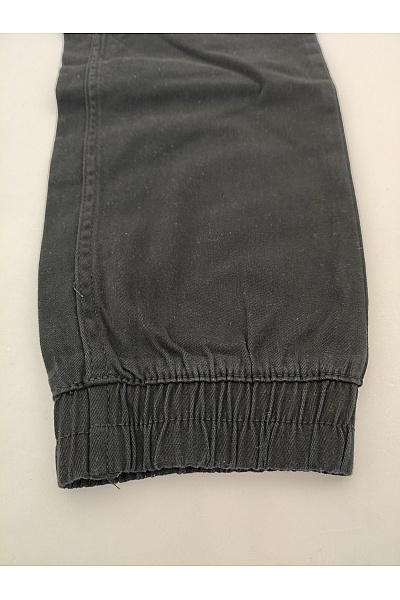 JACK & JONES Černé bavlněné jogger tepláky s kapsami Velikost EU M | JACK & JONES | obrázek 3
