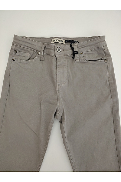 Please Dámské khaki bavlněné skinny džíny | Please | obrázek 3