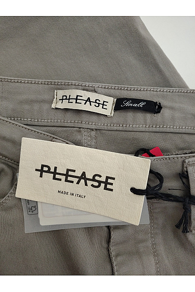 Please Dámské khaki bavlněné skinny džíny | Please | obrázek 7