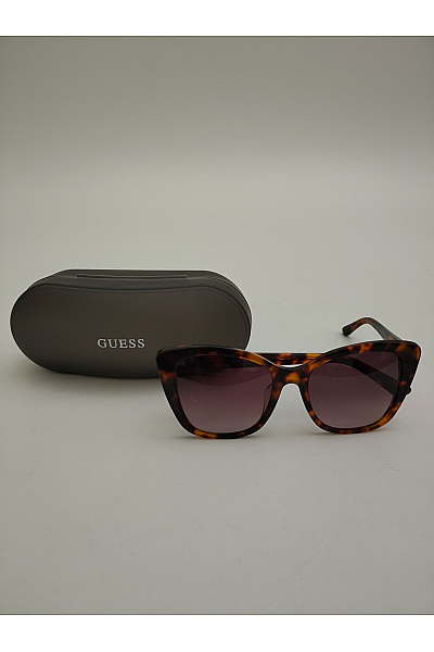 Guess Dámské hnědé želvovinové sluneční brýle kočičí tvar | Guess | obrázek 2