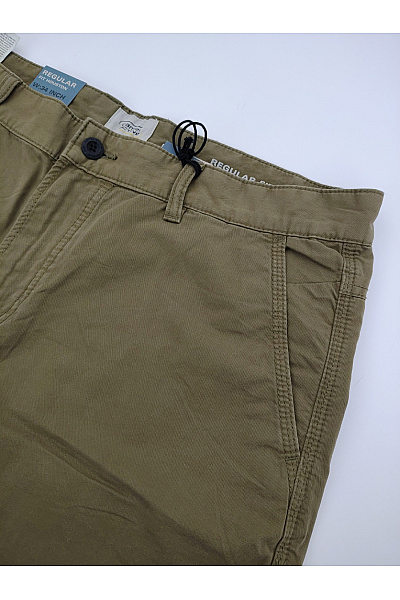 Camel active Pánské bavlněné khaki chino kraťasy ke kolenům Velikost US 34 | camel active | obrázek 4
