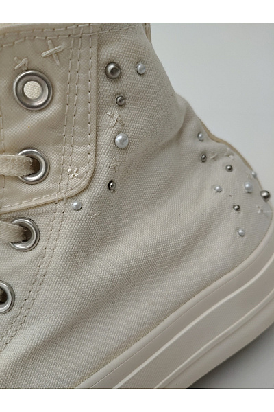 CONVERSE tenisky Chuck Taylor All Star Lift Platform Mini Studs Bílé Velikost 39 | CONVERSE | obrázek 9