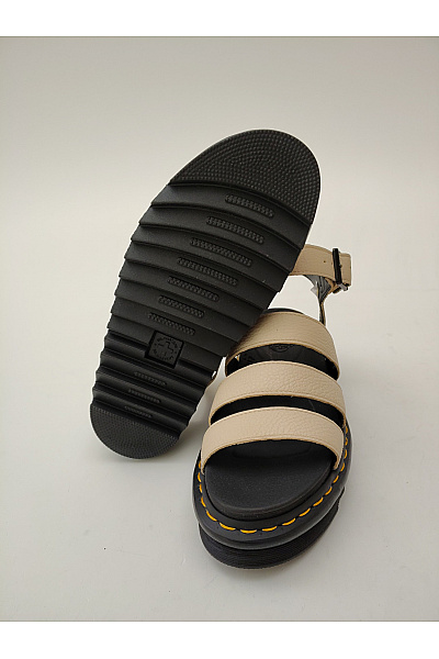 Dr.Martens Béžové letní sandály na platformě s přezkou Velikost EU 39 | Dr.Martens | obrázek 5