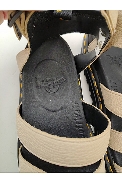 Dr.Martens Béžové letní sandály na platformě s přezkou Velikost EU 39 | Dr.Martens | obrázek 6