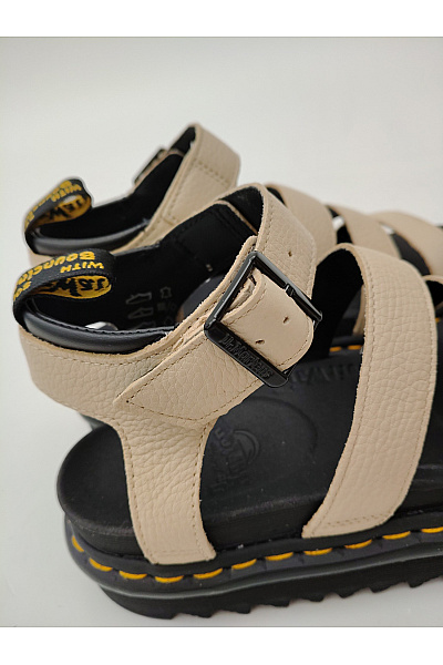 Dr.Martens Béžové letní sandály na platformě s přezkou Velikost EU 39 | Dr.Martens | obrázek 7