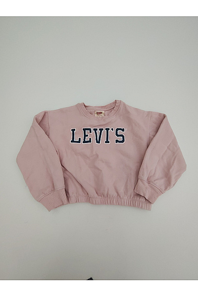 LEVIS Dívčí růžová bavlněná mikina oversized Vel. 10 A | LEVIS | obrázek 2