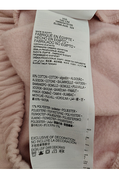 LEVIS Dívčí růžová bavlněná mikina oversized Vel. 10 A | LEVIS | obrázek 8