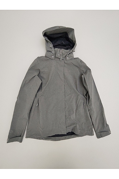 Jack Wolfskin Šedá funkční outdoorová bunda s kapucí Vel. S | Jack Wolfskin | obrázek 2