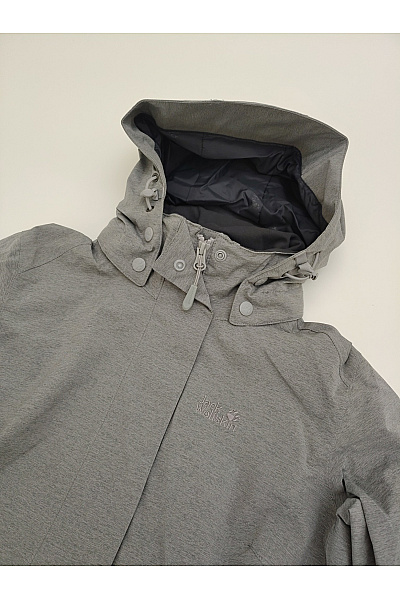 Jack Wolfskin Šedá funkční outdoorová bunda s kapucí Vel. S | Jack Wolfskin | obrázek 5