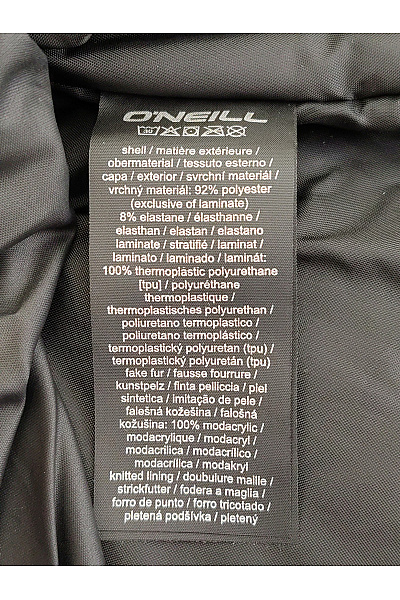 O'NEILL Černá zimní lyžařská bunda s kapucí a kožíškem Vel. L | O'NEILL | obrázek 10