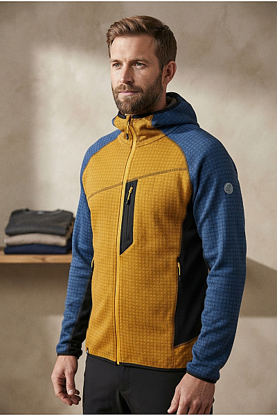 MAC Pánská Sportovní Outdoorová Bunda S Kapucí Se Zipem Vel. DE 52
