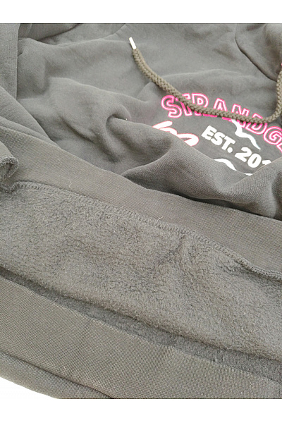 Zwillingsherz Dámská černá bavlněná mikina s kapucí a potiskem Vel. XXL | Zwillingsherz | obrázek 9