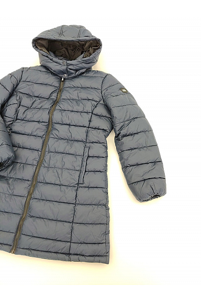 Pepe Jeans Dámská modrá prošívaná bunda s kapucí se zipem Velikost L | Pepe Jeans | obrázek 3