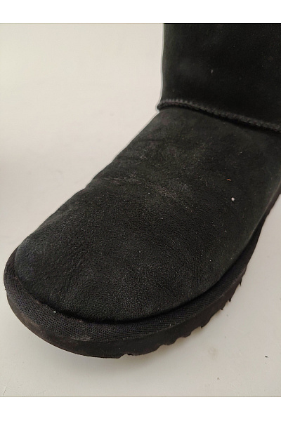 UGG Černé kotníkové válenky s kožíškem zimní Velikost EU 37 | UGG | obrázek 8